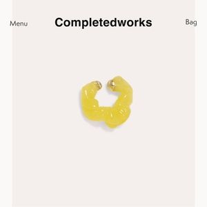 CompletedWorks Ruffle Resin Ear Cuff